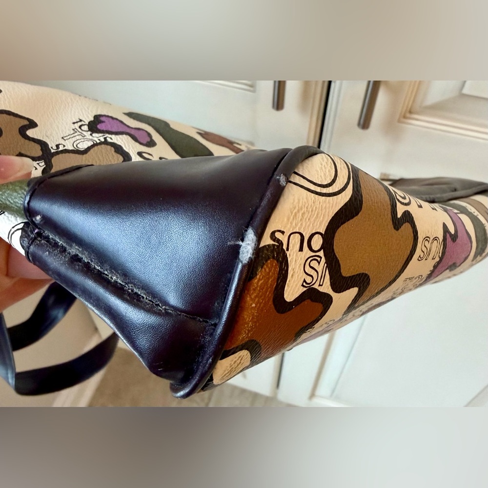 Tous Black and Multicolor PVC Tote Bag - Picture 9 of 11